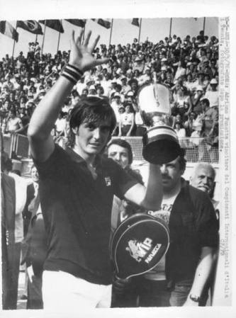 Adriano Panatta vince il RG 1976
